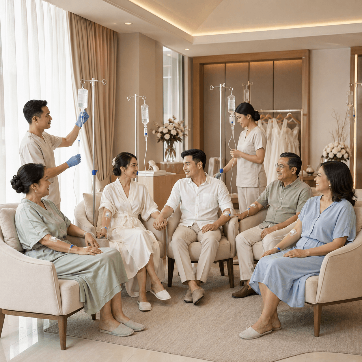 Wedding Day Performance Drip IV Drip untuk 6 Orang Zevamed